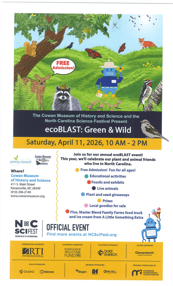 Image of Eco Blast 2026 Event at Cowen Museum on  April 11th, 2026 from 10am-2pm