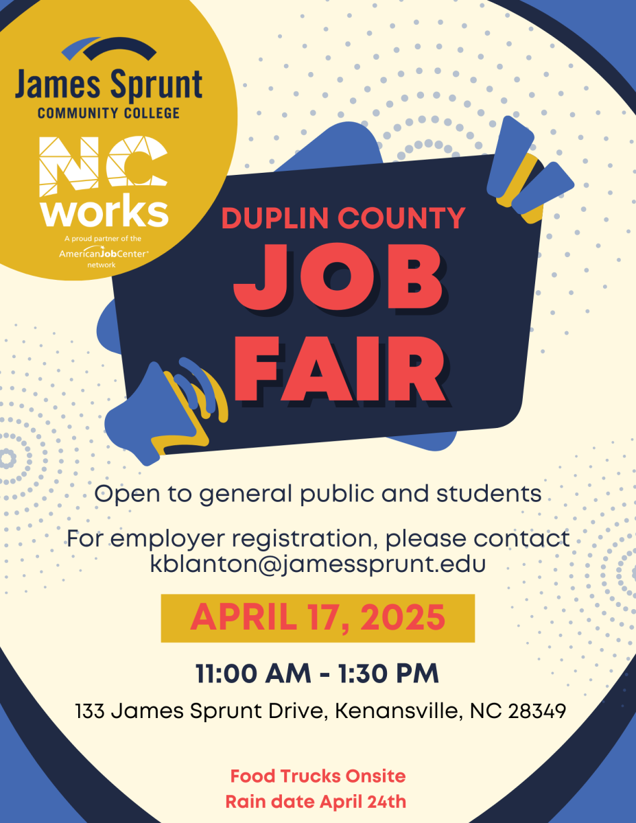 Flier announcing Job Fair